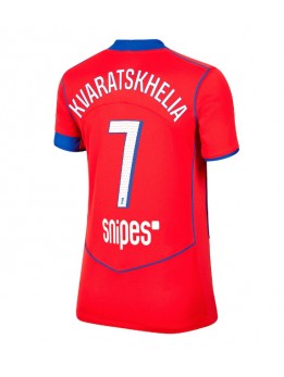 Paris Saint-Germain Khvicha Kvaratskhelia #7 Replika Tredje Kläder Dam 2025-26 Kortärmad